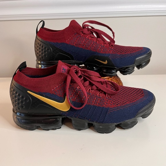 Nike Other - Nike Air Vapormax Flyknit 2 Olympic Team Red Gold Mens Size 7 Rare